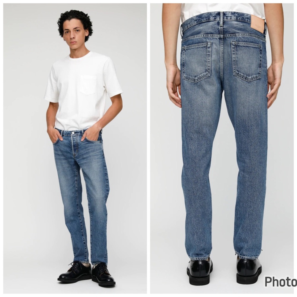 Moussy Vintage Carvers Slim Tapered Jeans‎ Blue Size 30